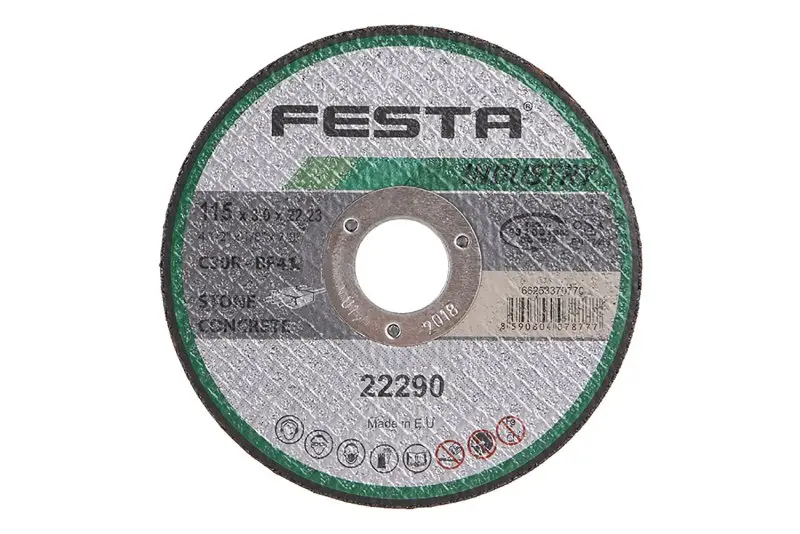 Kotouč řezný FESTA INDUSTRY na kámen 115x3x22.2mm Kotouč řezný FESTA INDUSTRY na kámen 115x3x22.2mm
