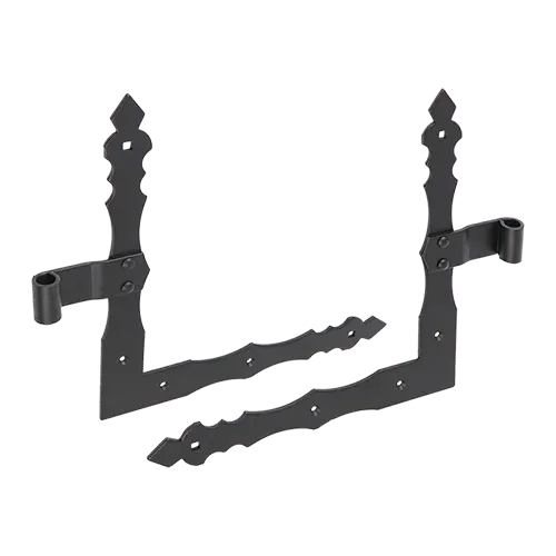 ZNO 350/13 rohový závěs  C 350x300x4,0 L+R černý