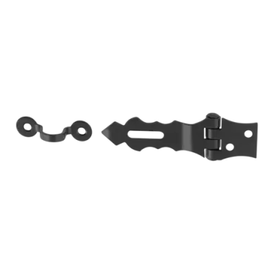 ZOZ 75 Ozdobný závěs se zámkem C 75x30x2,0 černý