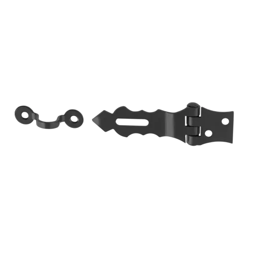 ZOZ 75 Ozdobný závěs se zámkem C 75x30x2,0 černý