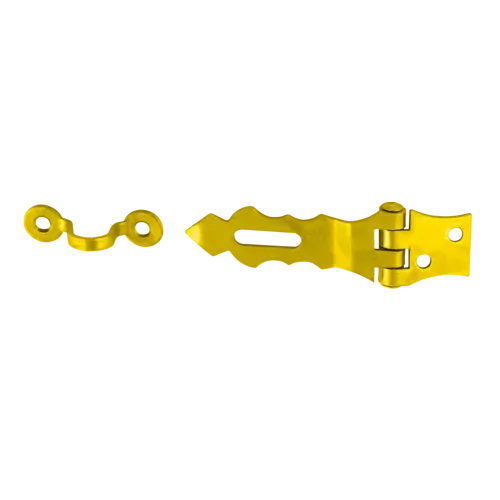 ZOZ 75 Ozdobný závěs se zámkem 75x30x2,0 žlutý