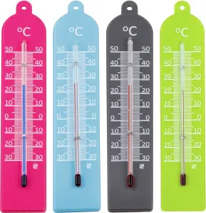 Spokar Plastik Color 1109, pokojový teploměr, různé barvy