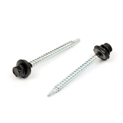 Farm. vrut s EPDM podložkou 4,8x60 RAL 9005 Černá