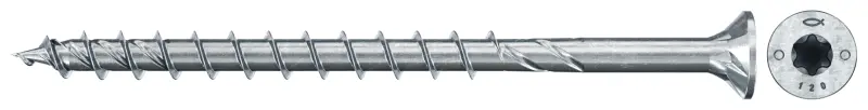Vrut pro dřevostavby fischer PowerFast FPF II CTP 8,0x100 BC 50 BZn
