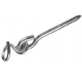 Hák houpačkový kyvný s vrutem 10,6x250mm Zn