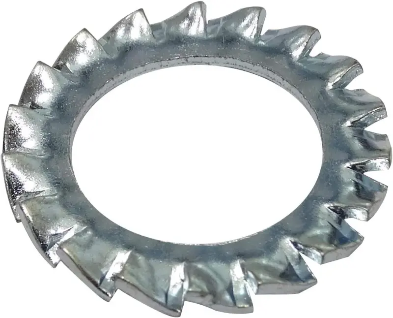 Podložka vějířová DIN 6798 A ocel 2,7 (M2,5) ZB