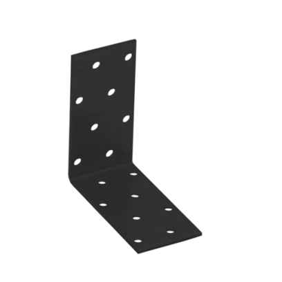 KM 7 úhelník montážní C 80x80x40x2,0 černý