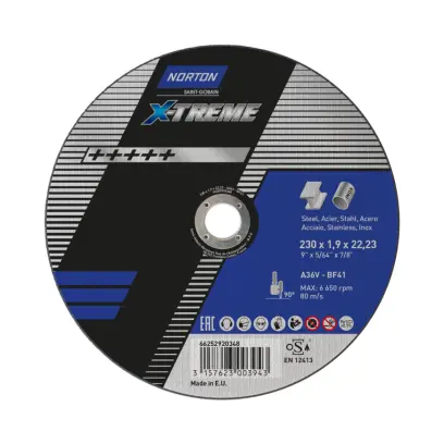 230x1.9x22.2 A36V X-Treme NORTON INDUSTRIAL TW - X - TREME T41