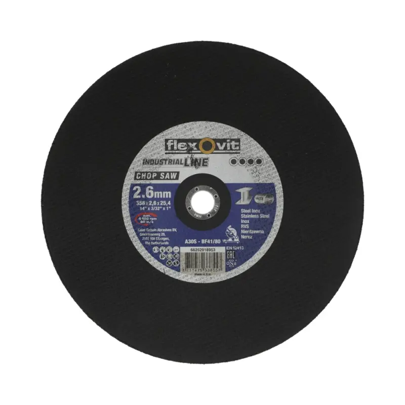 356x2,6x25,4 /standard A30S/80 356x2,6x25,4 /standard A30S/80