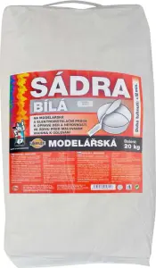 Uniflex sádra bílá, modelářská, 20 kg