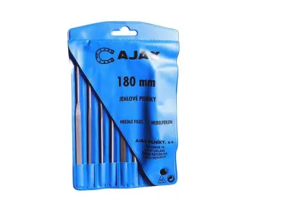 Pilník jehlový sada s držadlem šestidílná 180/2