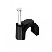 Příchytka na kabel - zatloukací PZ1 5-7mm, černá Příchytka na kabel - zatloukací PZ1 5-7mm, černá