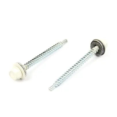 Farm. vrut s EPDM podložkou 4,8x60 RAL 9010 Bílá