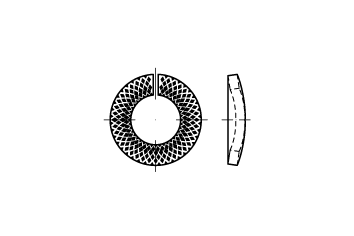 Art.88131 Podložka VSKZ 8 flZnnc