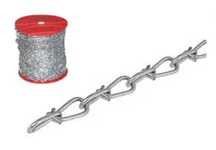 Řetěz uzlovaný DIN 5686 3,4 mm Zn - 30m/balení