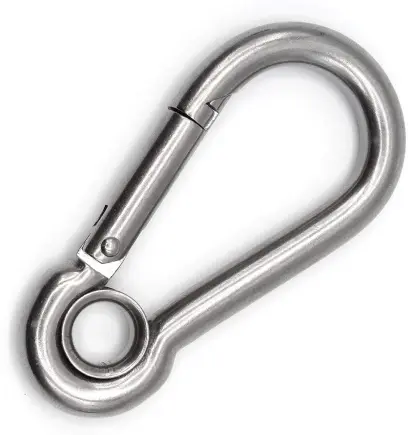 Karabina hasičská s okem DIN 5299A 50x5mm Zn