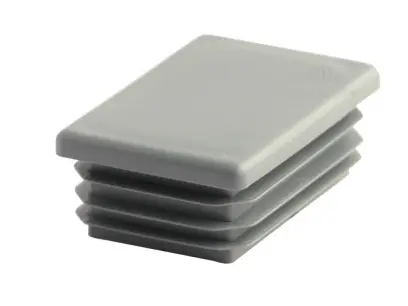 Zátka obdelníková 50x20 tloušťka 1,0-2,0 šedá