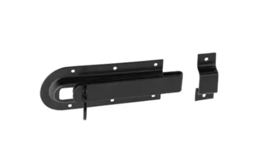 WZD 120 západka 120x46x1,0 černá