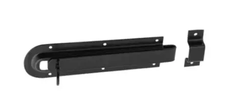 WZD 160 západka 160x46x1,0 černá