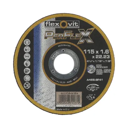 115x1,6x22,23 A46S metal / inox Flexovit TW PERFLEX