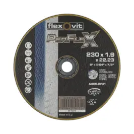 230x1,9x22,23 A46S metal / inox Flexovit TW PERFLEX 230x1,9x22,23 A46S metal / inox Flexovit TW PERFLEX