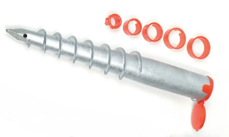 Zemní vrut VZM 26-55, 68x560mm, M8, New