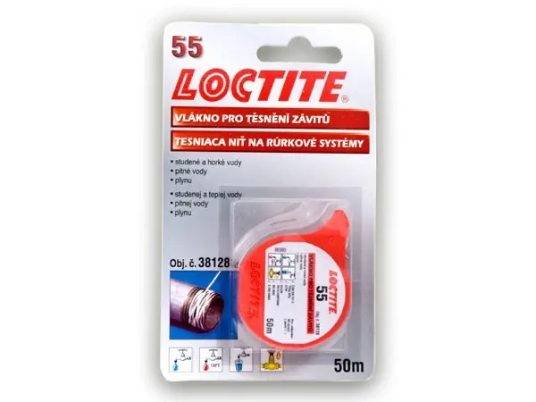 Loctite 55 50 m závitové těsnění vlákno Loctite 55 50 m závitové těsnění vlákno