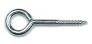 Oko lešenářské s vrutem 7,8x100mm Zn