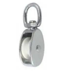 Kladka s nylonovou cívkou - otočná 8/30mm Zn