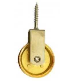 Kladka se šroubem - litinová 10/50mm Zn