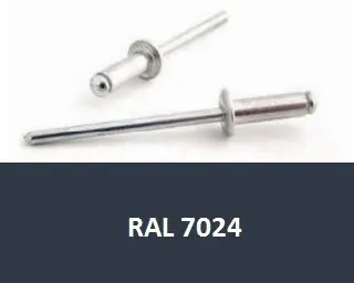 Trhací nýt AL/ST 4,0x9,5 těsnící RAL 7024 Grafitová šedá - Bralo