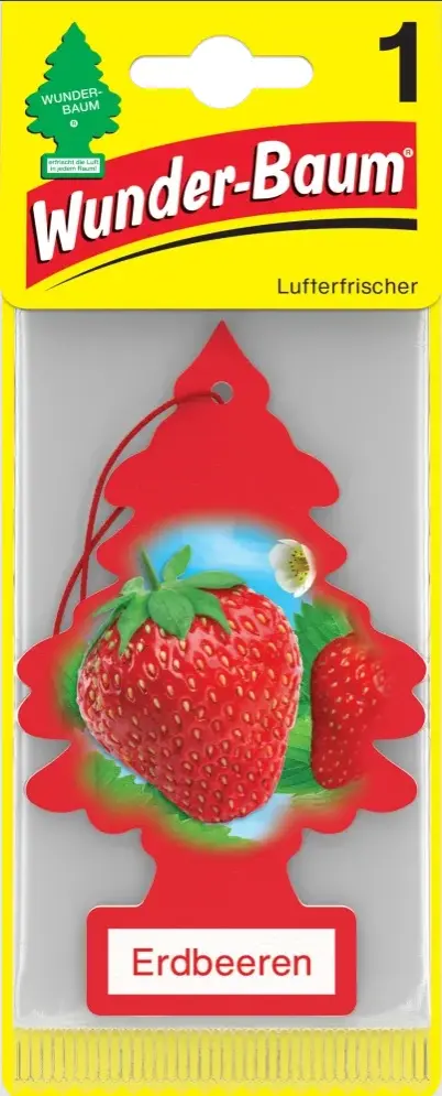 Wunder-Baum papírový vonný stromeček - Erdbeeren