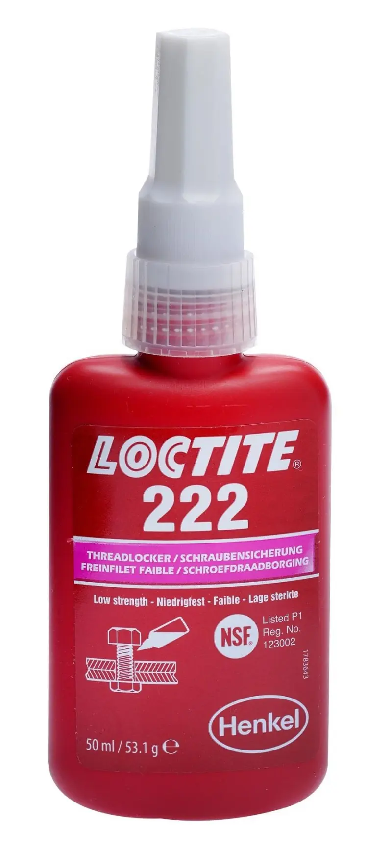 Loctite 222 50 ml zajišťovač závitů NP