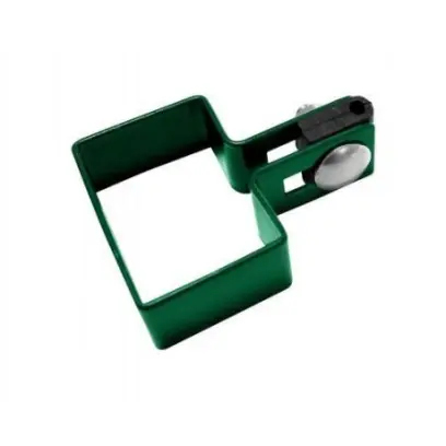 Objímka na sloupek 60x40 mm koncová, zelená