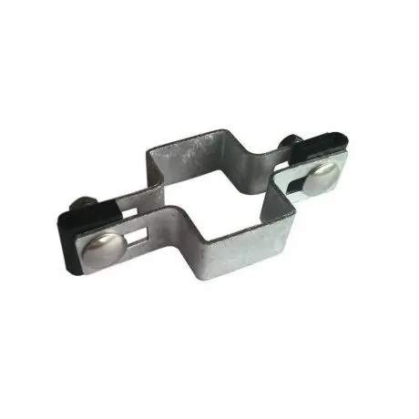 Objímka na sloupek 60x40 mm průběžná, Zn