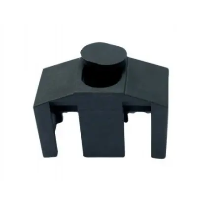 Příchytka PVC na čtyřhranný sloupek pro panely PILOFOR CLASSIC, černá