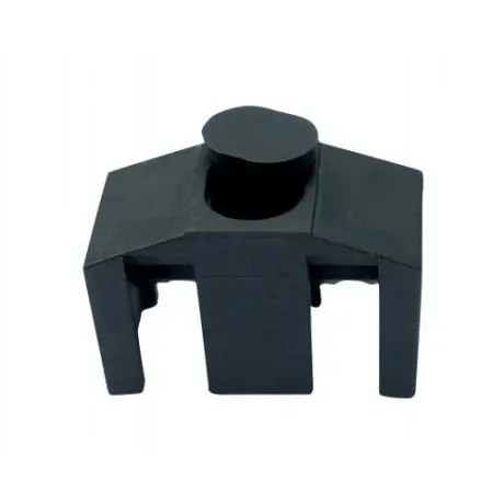 Příchytka PVC na čtyřhranný sloupek pro panely PILOFOR CLASSIC, černá