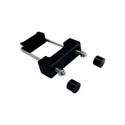 Příchytka panelu PRO na obelníkový sloupek 60x40 nerez + PVC, černá