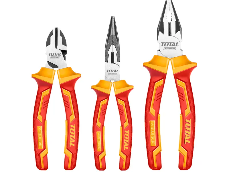 Elektrikářské kleště, sada 3ks, industrial, 1000V, CrV Elektrikářské kleště, sada 3ks, industrial, 1000V, CrV