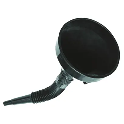 Nálevka PVC 140mm se sítkem a oheb krkem