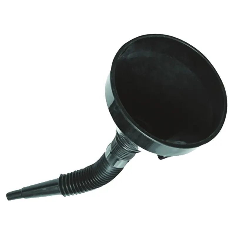 Nálevka PVC 140mm se sítkem a oheb krkem Nálevka PVC 140mm se sítkem a oheb krkem