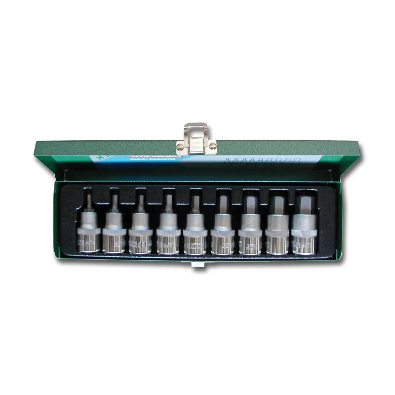 Sada hlavic IMBUS 1/2” 9 dílů