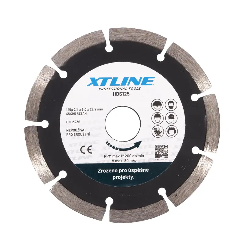 Kotouč diamantový segmentový | 125x2,1x22,2 mm