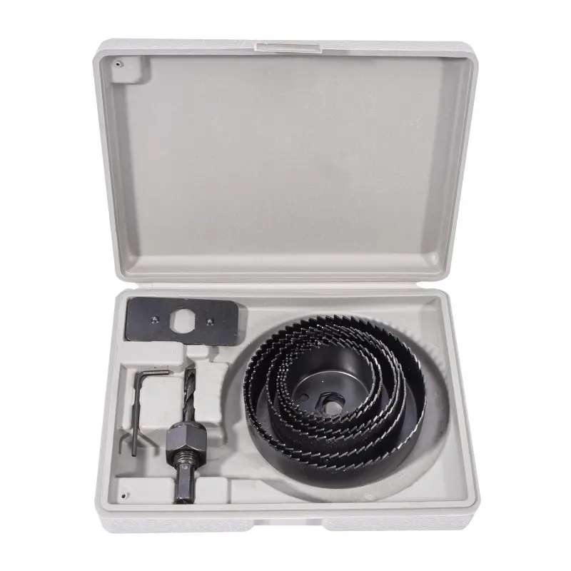 Sada vykružovacích korunek 51-102 mm 8 dílů - plastový obal