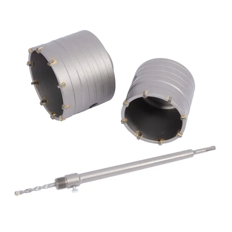 Vykružovací korunka + TRN do zdiva SDS PLUS 65/80 mm