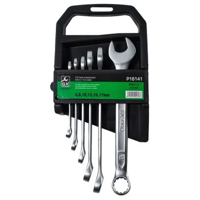 Sada očkoplochých klíčů 6-17 mm matné 6 dílů (P16141)