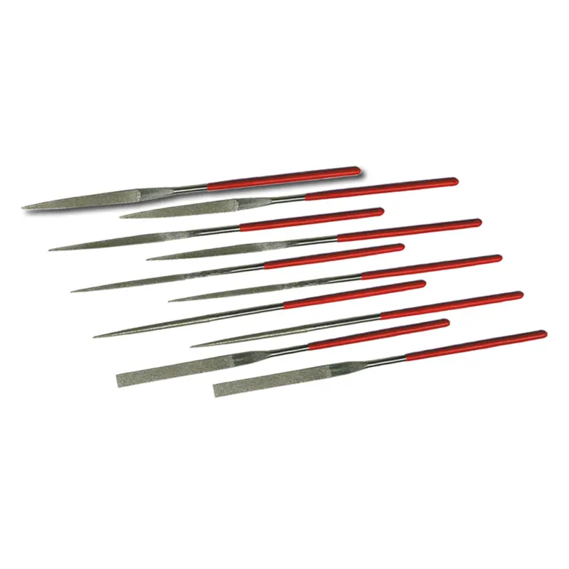 Sada jehlových pilníků s diamantových povrchem 10 dílů Sada jehlových pilníků s diamantových povrchem 10 dílů