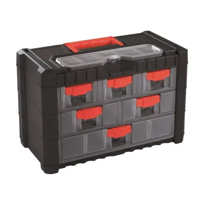 Skříňka na drobný materiál - 6 zásuvek 400x260x200 mm