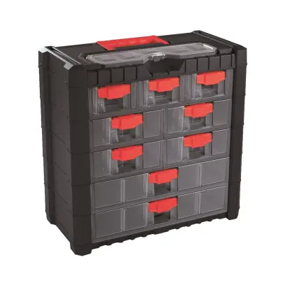 Organizér plastový - 9 zásuvek 400x392x200 mm