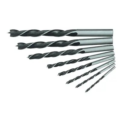 Sada vrtáků do dřeva, válcová stopka PVC obal | 3-10 mm 8 dílů